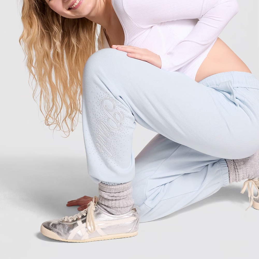 PINK Bling Campus Sweatpants